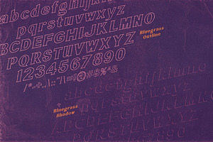 Bluegrass Font