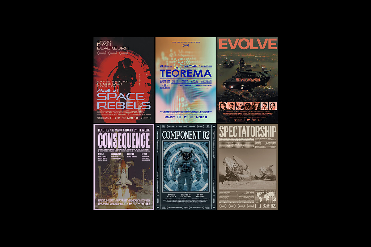 Sci-Fi Movie Posters, a Poster Template by pixelbuddha.net (Photo 3 of 7)