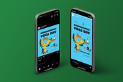 Retro International Yoga Day Flyer, a Flyer Template by Neermana (Thumbnail 4 of 4)