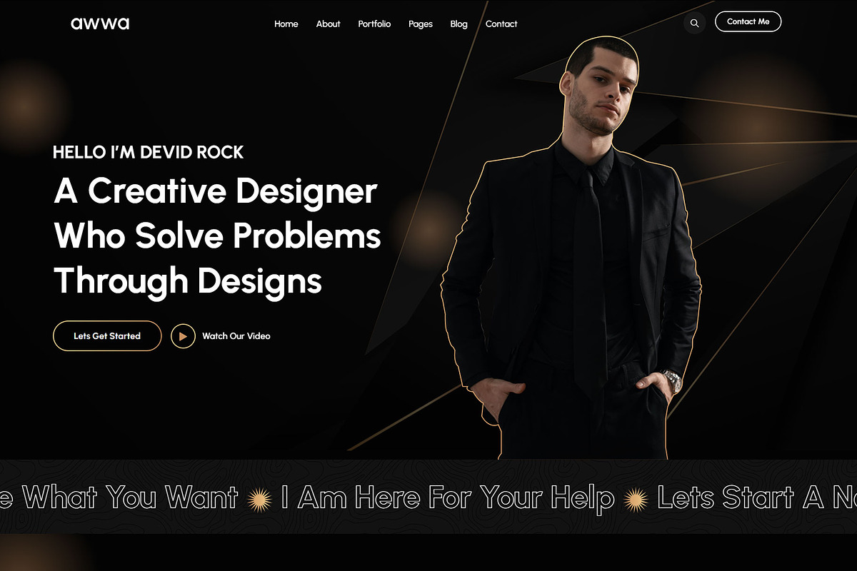 Awwa - Portfolio WordPress Theme, a WordPress Template by NaimaAnjum (Photo 5 of 5)