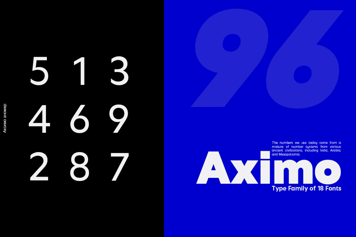Aximo | Geometric Sans Serif, a Sans Serif Font by Zane Studio (Photo 12 of 12)