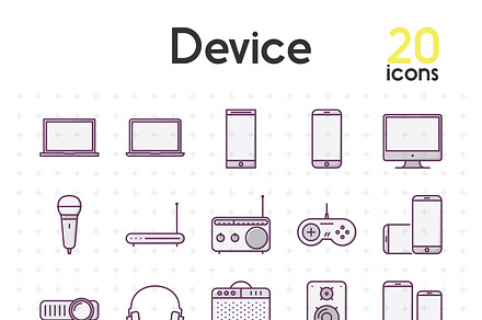 Device Vol.2, an Outline Icon by sergei.kokota