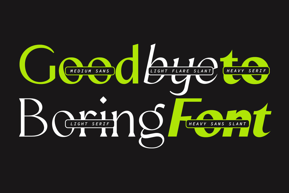 Mizhon | 36 Fonts, a Serif Font by Skinny Type (Photo 4 of 15)