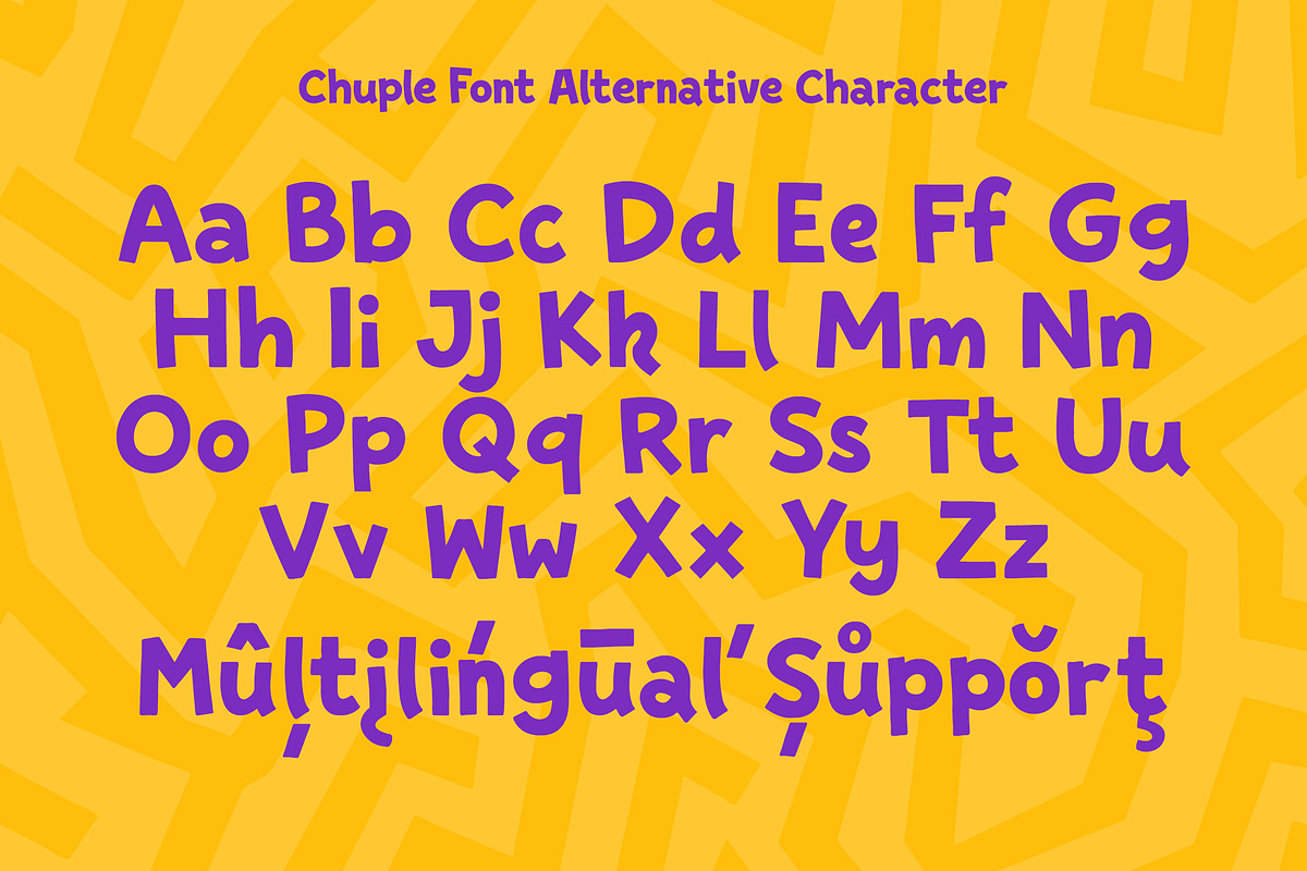 Chadle – Bold Fun Playful Font, a Sans Serif Font by Youthlabs Studio (Photo 11 of 12)
