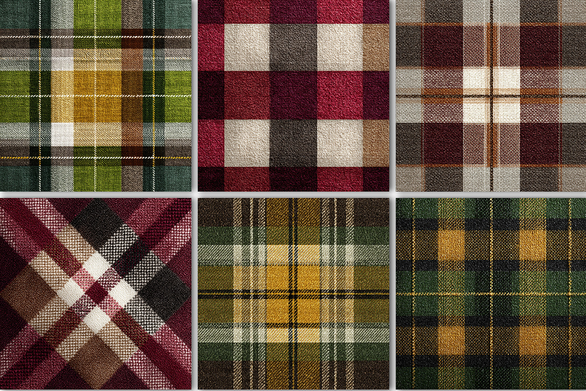 Autumn Plaid Seamless Pattern, a Pattern Graphic by Black Bird Studio (Photo 4 of 6)