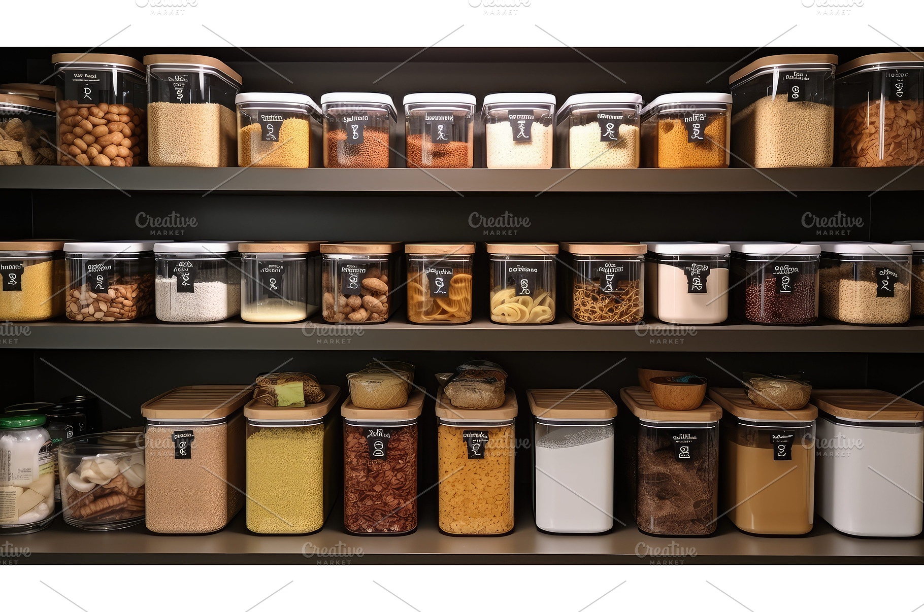 containers spring organizing ai, an Industrial Photo by pikepicture