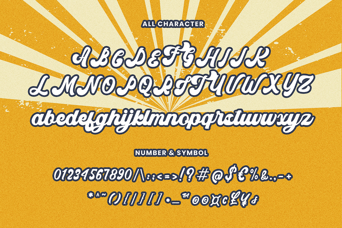 Syndicate - Retro Bold Script Font, a Script Font by Arendxstudio (Photo 8 of 9)