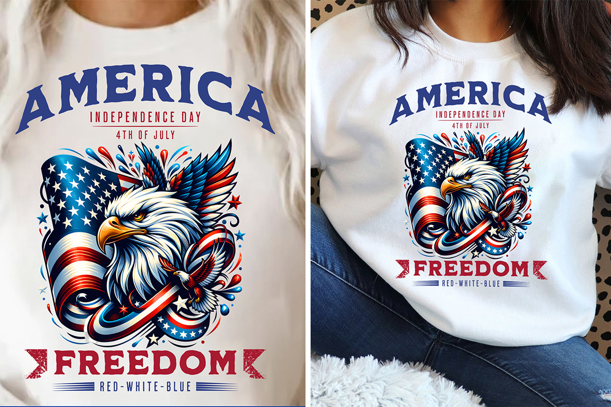 4th of July Eagle American Freedom, a Seasonal Illustration by Creative Arslan (Photo 4 of 6)
