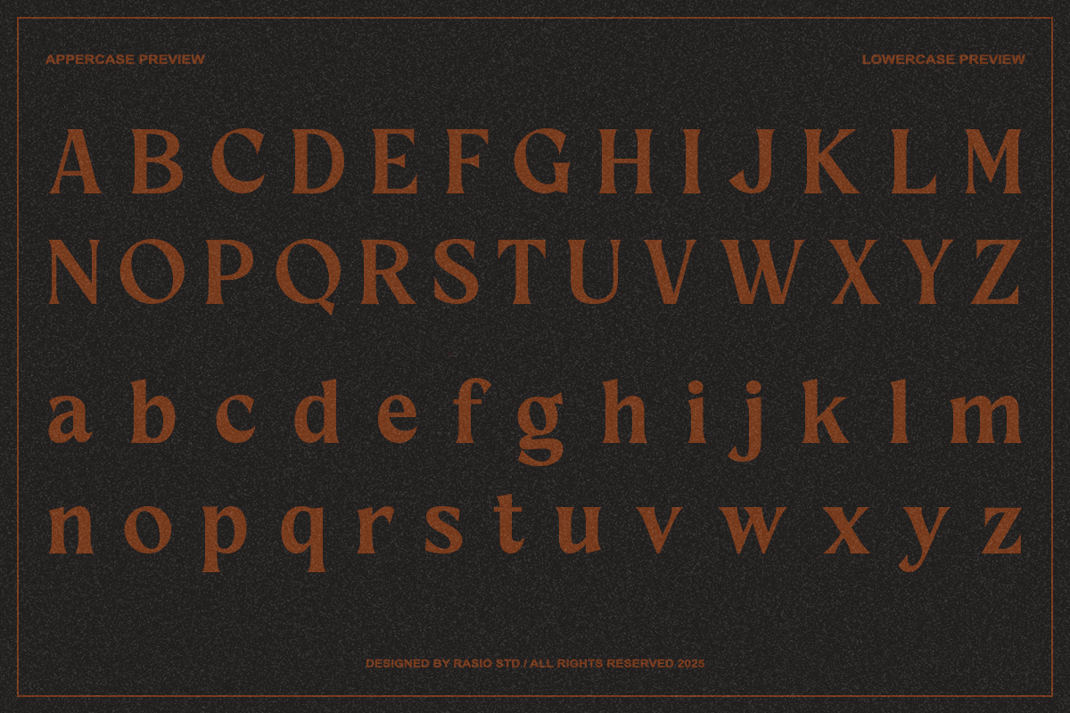 Eregine Retro Display Serif Font, a Serif Font by Rasio Studio (Photo 2 of 10)