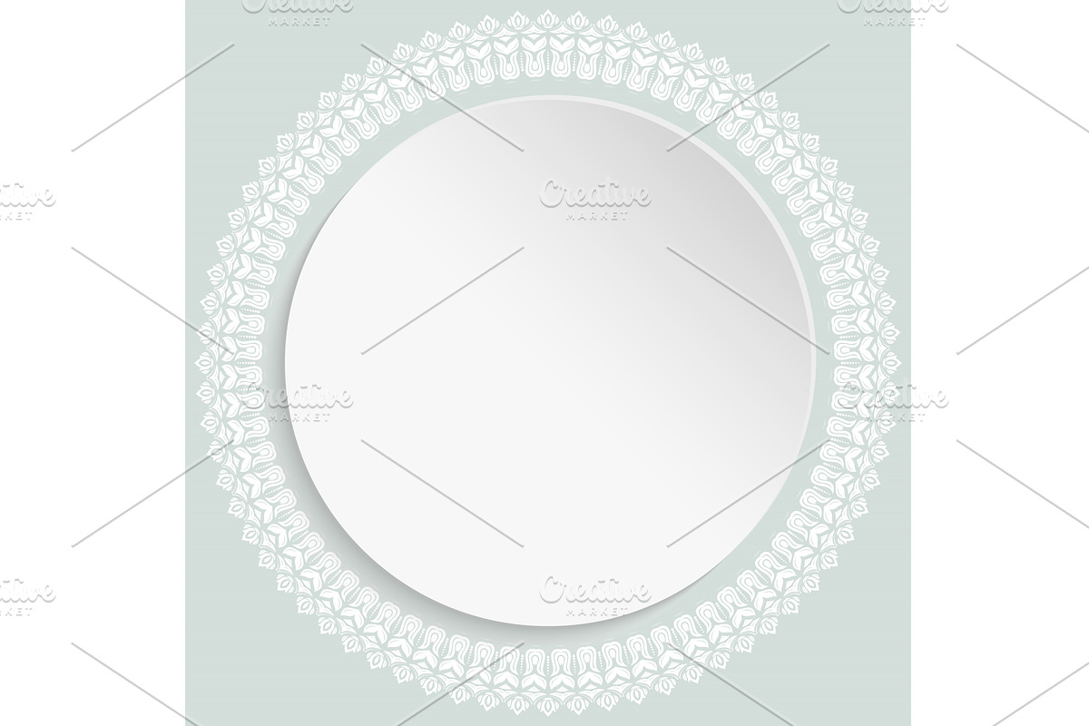 Floral Vector Ornament With Volume, a Decorative Illustration by FineArtStudio (Photo 1 of 3)