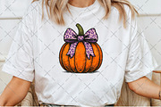 Retro Halloween pumpkin Png, an Illustration by Craft Nest (Thumbnail 6 of 6)