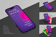 Showcase iPhone Mockup, an iPhone Mockup by Jiwstudio (Thumbnail 1 of 5)
