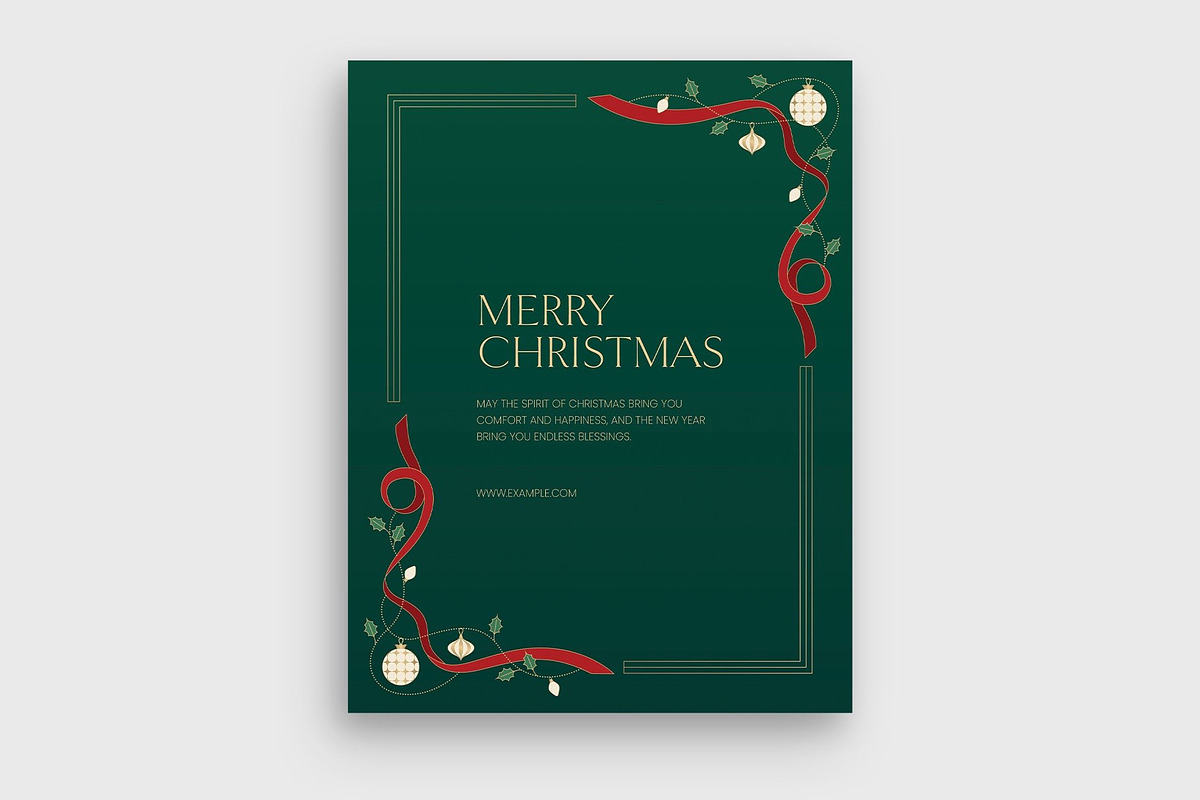 Traditional Christmas Flyer Template, a Flyer Template by BrandPacks (Photo 4 of 5)