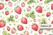 Strawberry Seamless Pattern, a Pattern Graphic by Villa 11 Estudio (Thumbnail 3 of 13)