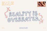 Meltopia Outline Retro Font, a Handwritten Font by Nonceni (Thumbnail 3 of 9)