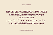Palais Club Retro Font, a Serif Font by gafaroff studio (Thumbnail 5 of 6)