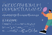 Minutes Racket Quirky Handwritten, a Script Font by stylishtype.co (Thumbnail 18 of 20)