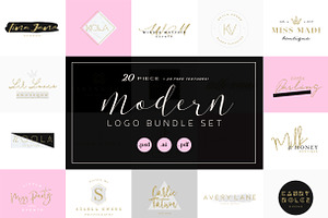 Logo Bundle & Texture Pack Vol. 1