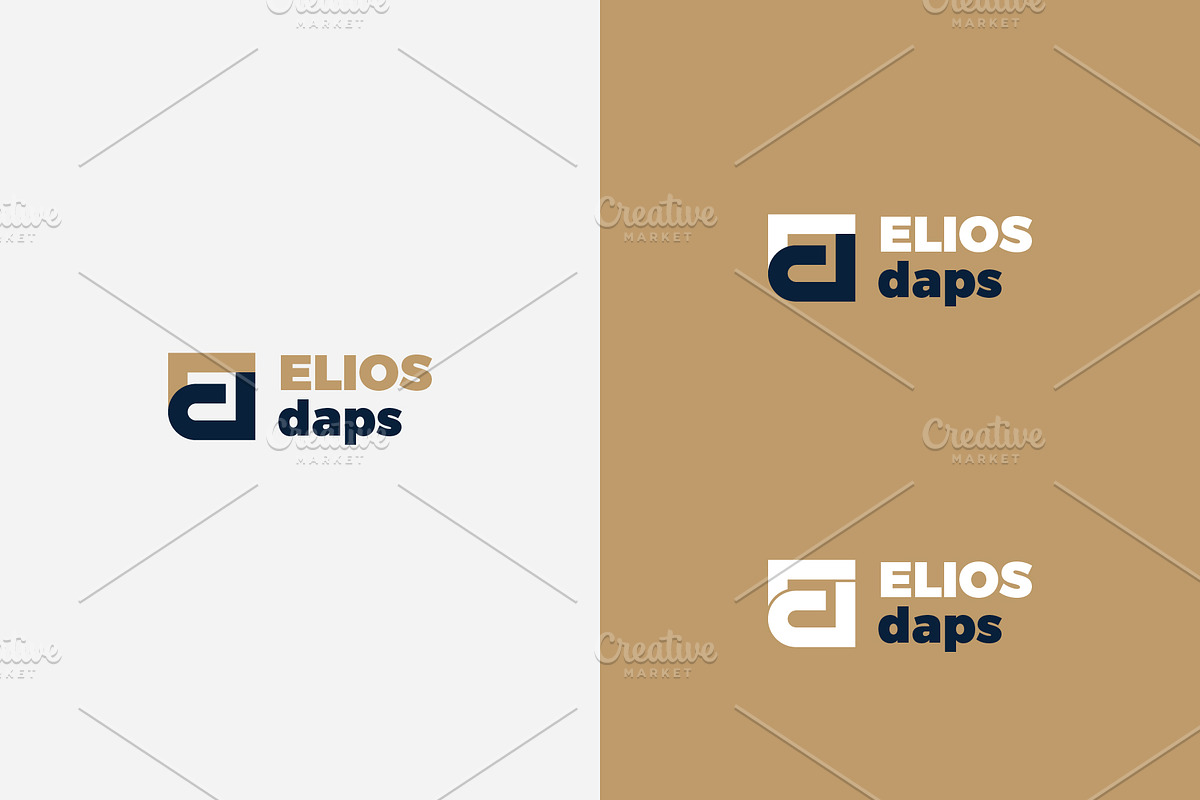 ED monogram logo, a Branding & Logo Template by MuzaInspires (Photo 2 of 5)