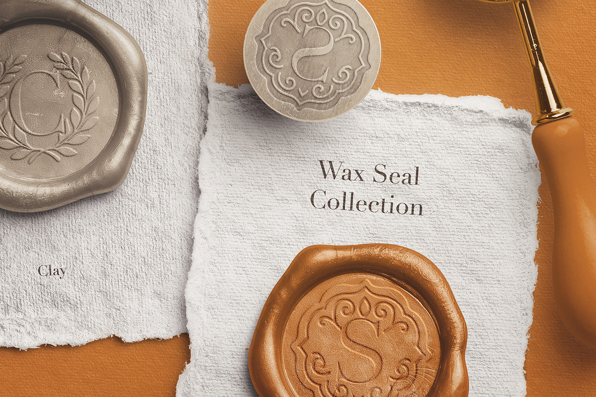Wax Seal Card Mockup, a Product Mockup by Custom Scene (Photo 3 of 11)