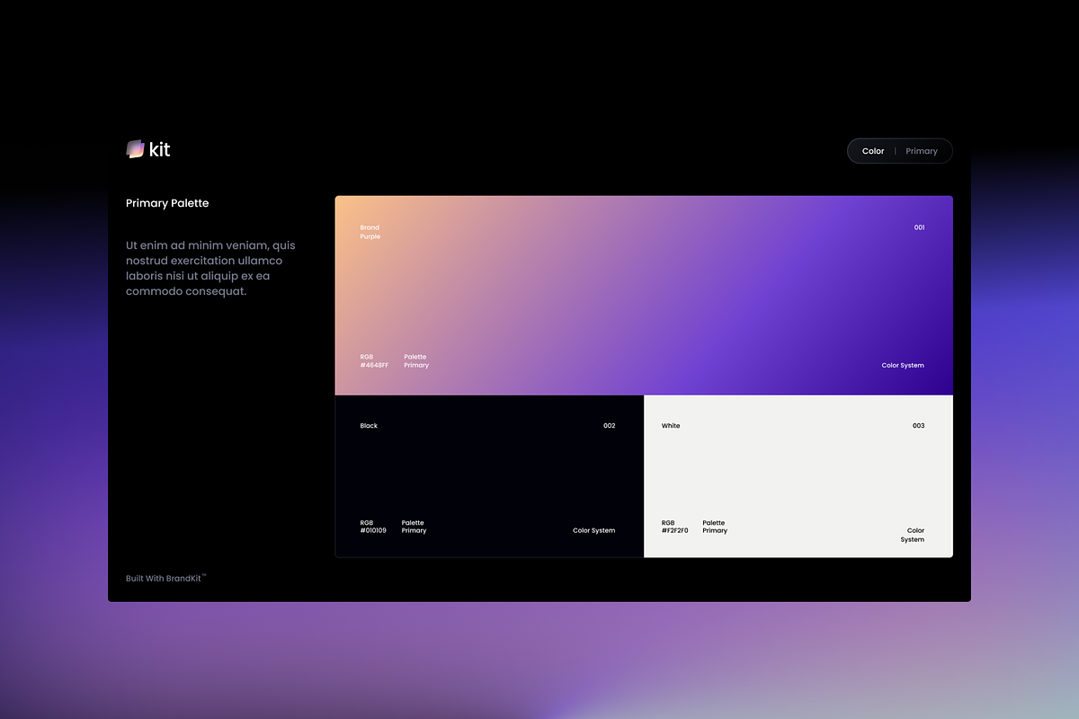 Brand Guidelines Kit, an UI Kit Template by BrandKit (Photo 4 of 6)