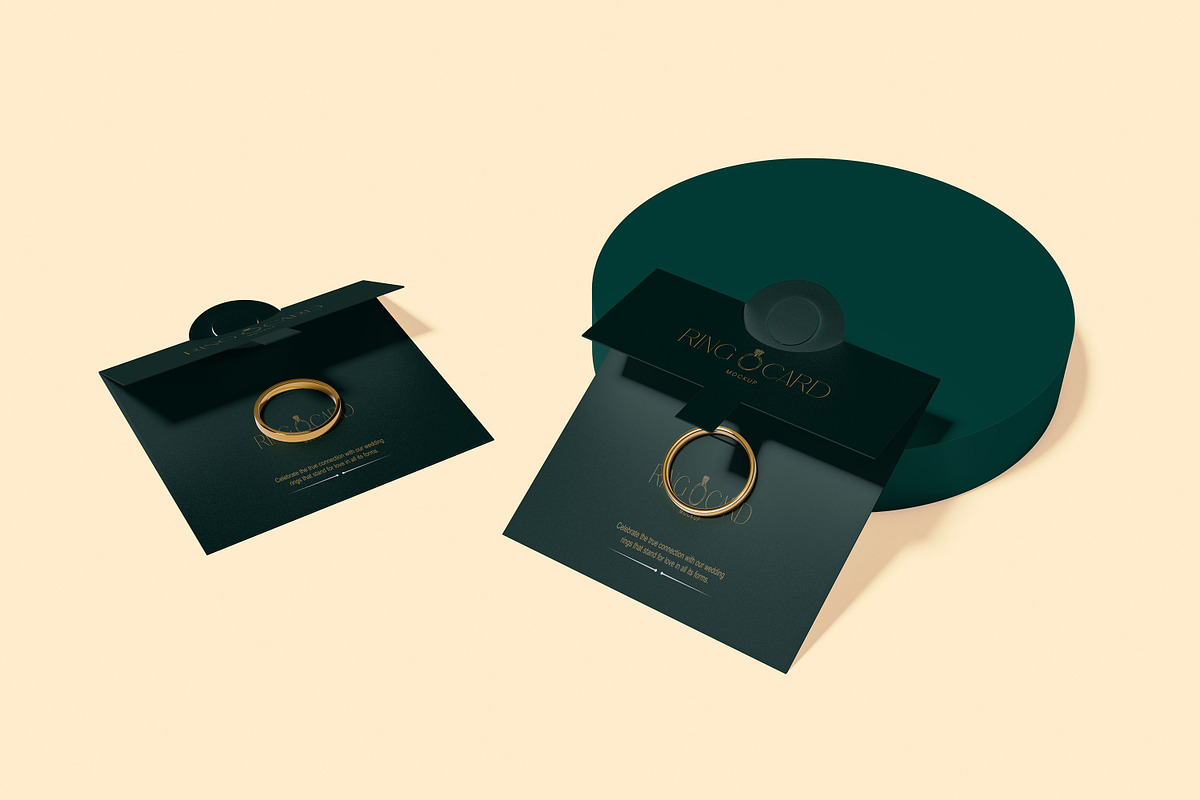 Ring Card Mockup, a Household Mockup by xavier_studio (Photo 3 of 5)