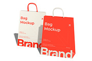 Shopping Bag Mockup, a Packaging Mockup by Unerispace (Thumbnail 5 of 5)