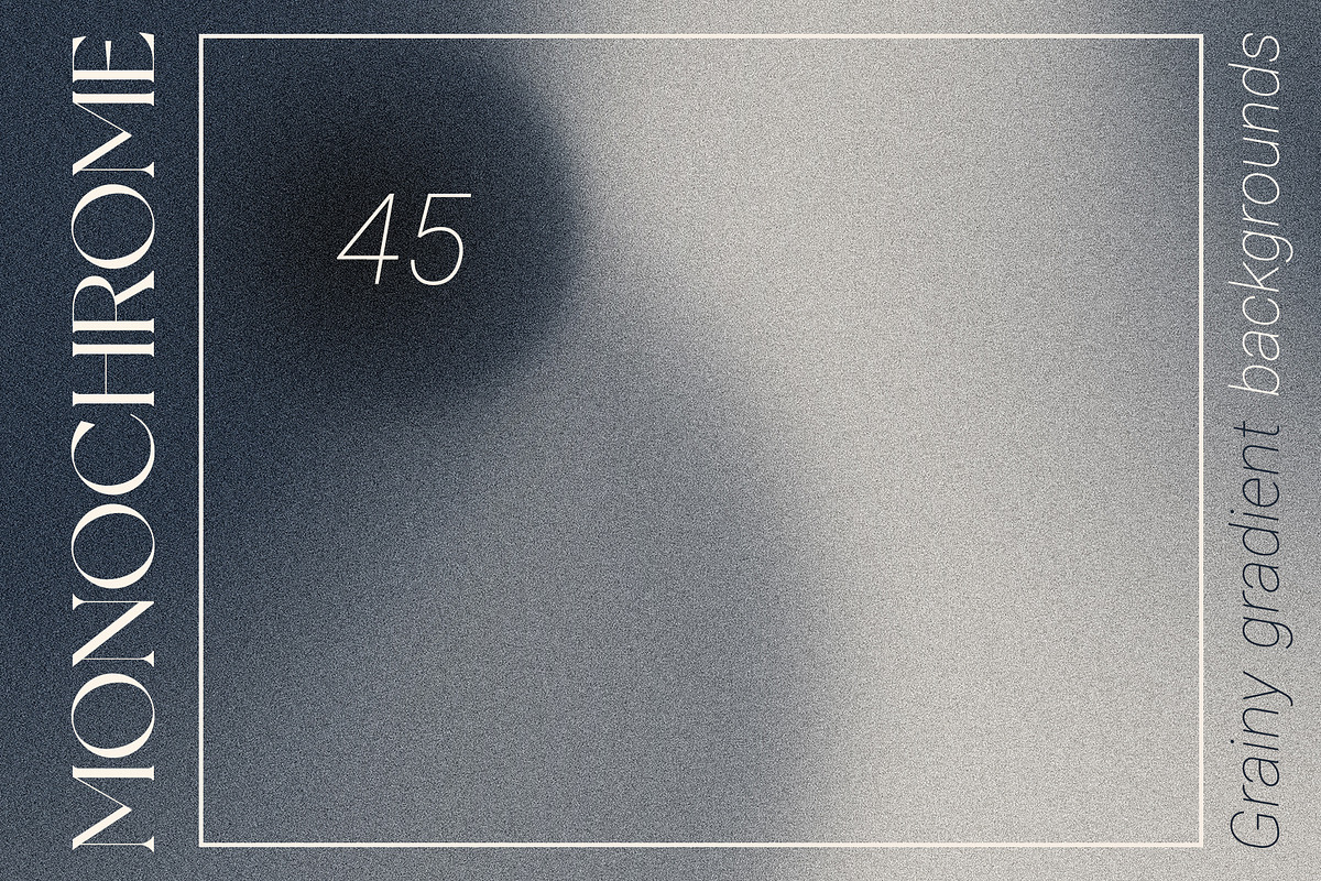 MONOCHROME Grainy Gradient Textures, a Texture Graphic by Oksana Trygub (Photo 1 of 12)