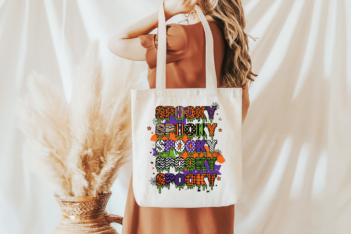Preppy Halloween Spooky Png, an Illustration by DreamCafeArt (Photo 3 of 7)