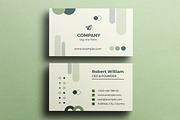 Modern Business Card Design Template, a Business Card Template by MightyDesign (Thumbnail 1 of 6)