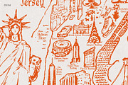 New York City Hand-Drawn Map, an Empty State Illustration by TheMountBirdStudio (Thumbnail 6 of 8)