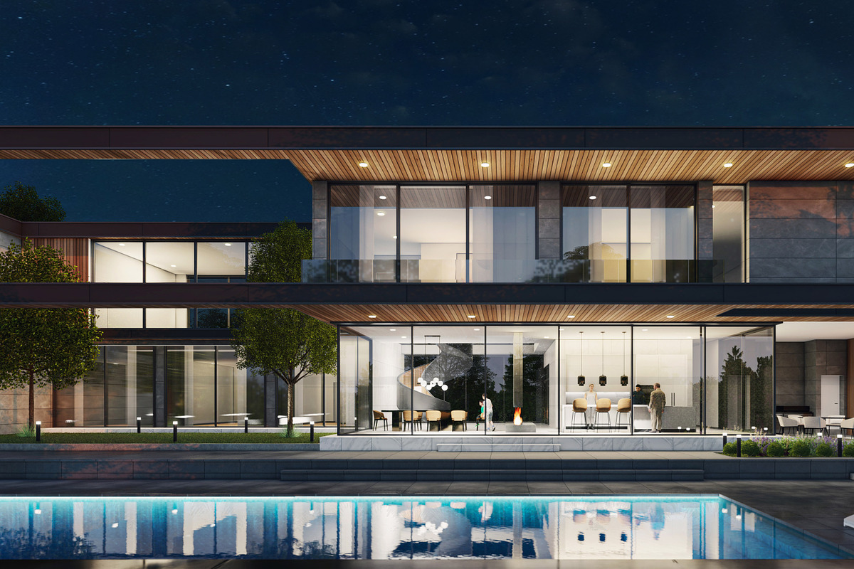 Villa Horizontal 3D, an Architecture 3D Model by Just Necessary (Photo 4 of 21)