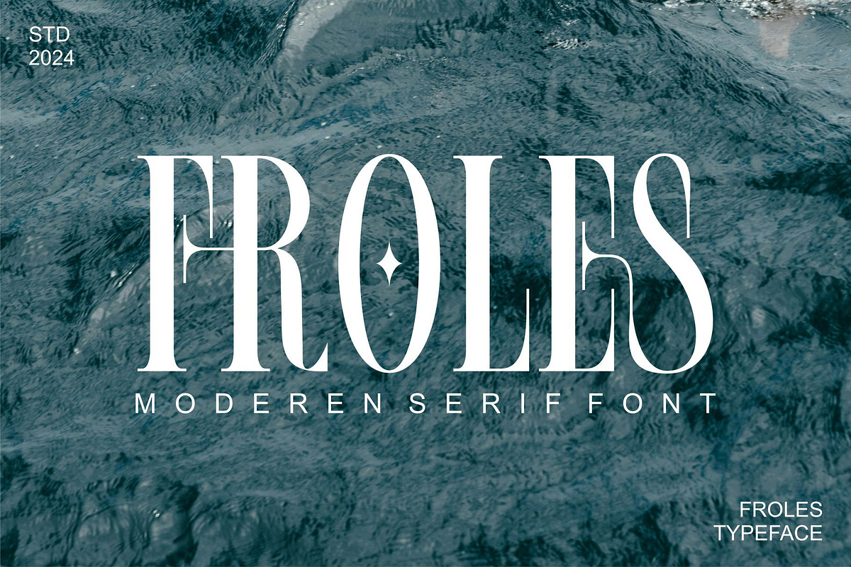 FROLES Modern Serif Font, a Serif Font by Alfinart (Photo 1 of 9)