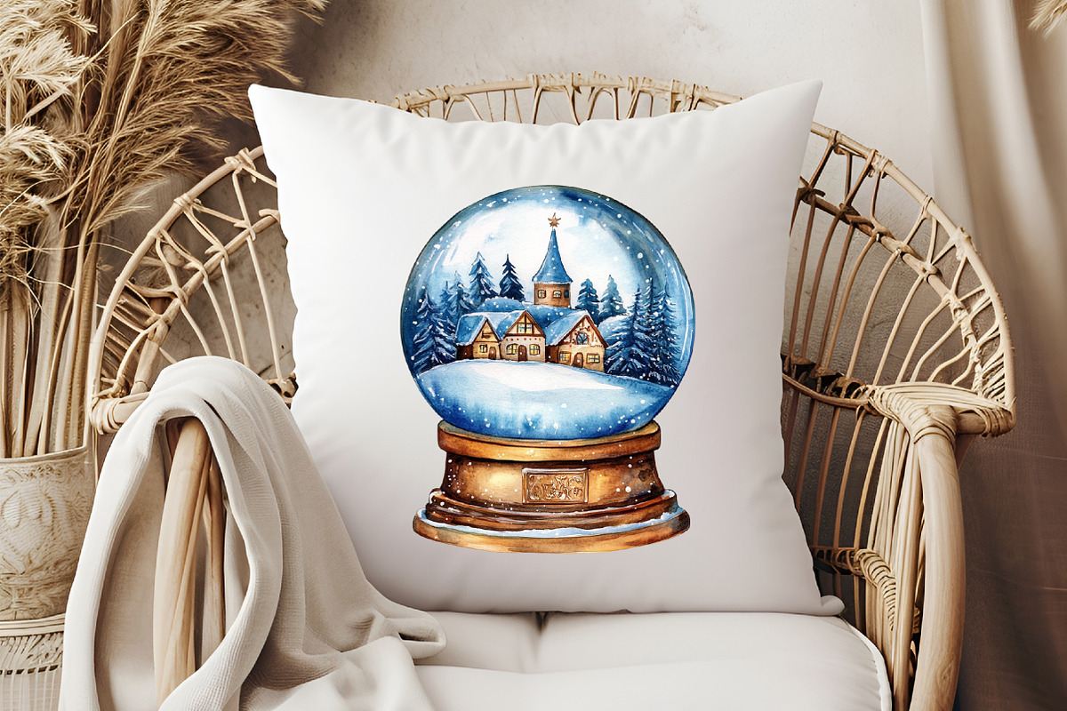 Blue Christmas Clipart, an Illustration by Pixels.Craft (Photo 5 of 7)