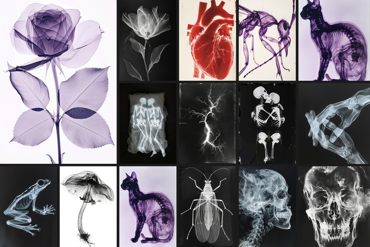 55 Immortal X-ray Print Posters, a Texture Graphic by NassyArt (Photo 8 of 14)