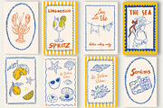 La Dolce Vita Posters, a Decorative Illustration by PawLoveArt (Thumbnail 1 of 8)