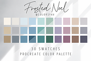 Frosted Noel Procreate Color Palette, a Decorative Illustration by Colorsfav (Thumbnail 1 of 3)