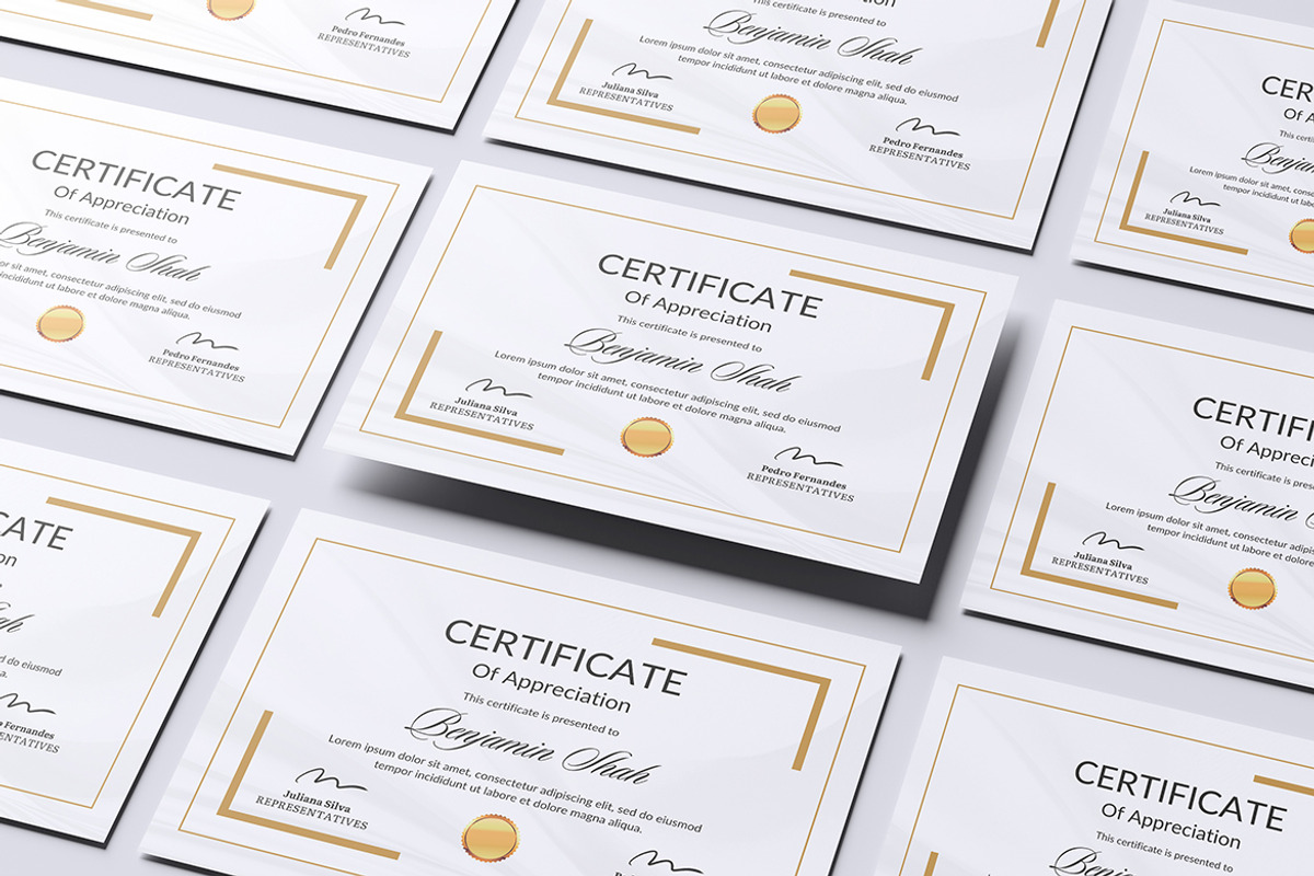 Certificate Mockup, a Flyer Template by graphicstory (Photo 5 of 11)