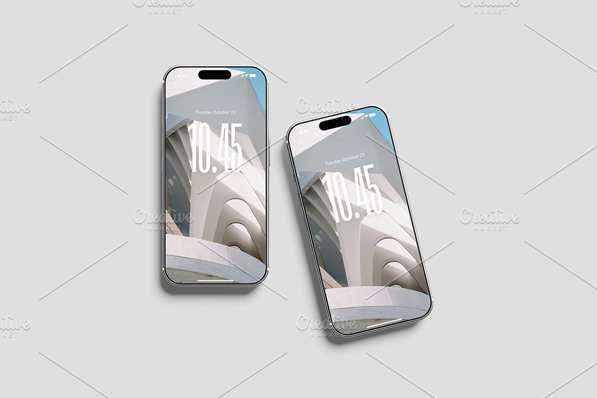Premium Realistic iPhone Pro Mockup, an iPhone Mockup by Pikachudesign (Photo 3 of 5)