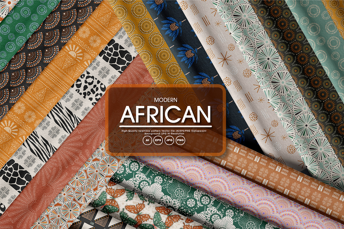 Modern African, a Pattern Graphic by MSNTY STUDIOX (Photo 2 of 21)