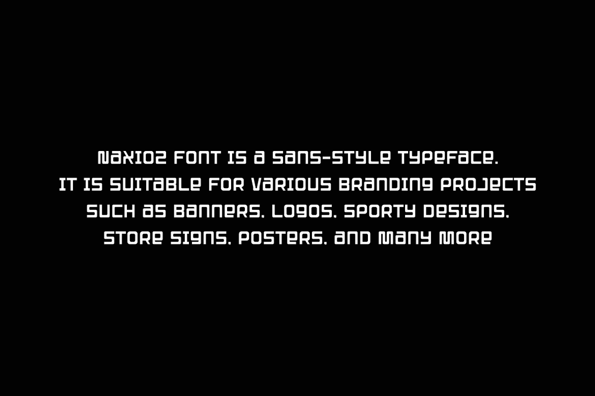 Naxioz - Geometric Sans Font, a Sans Serif Font by QR Design Studio (Photo 5 of 7)