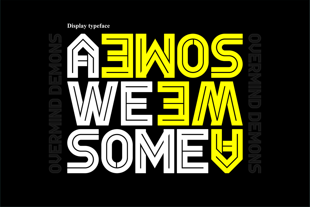 Overmind Demons, a Font by asfgraphics (Photo 3 of 8)