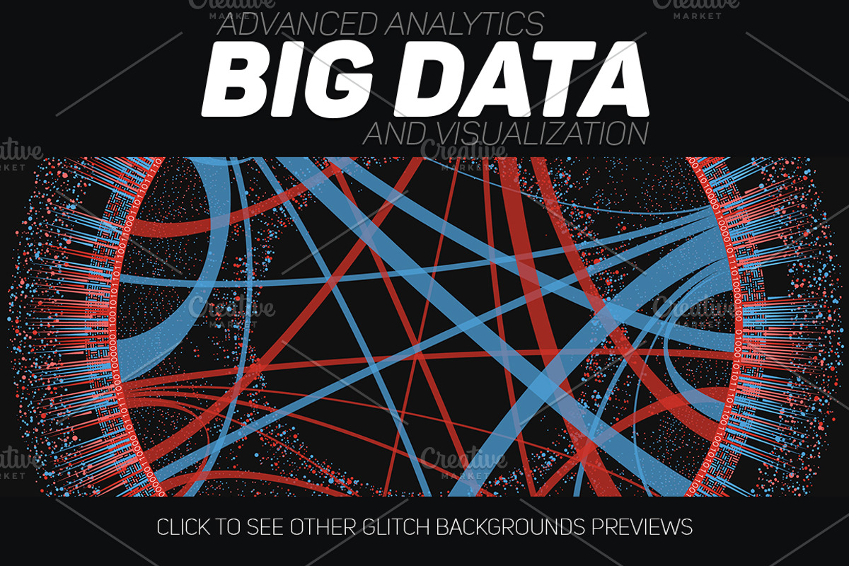 Big Data Abstract Backgrounds Part 3, an Object Graphic by GarryKillian (Photo 3 of 5)