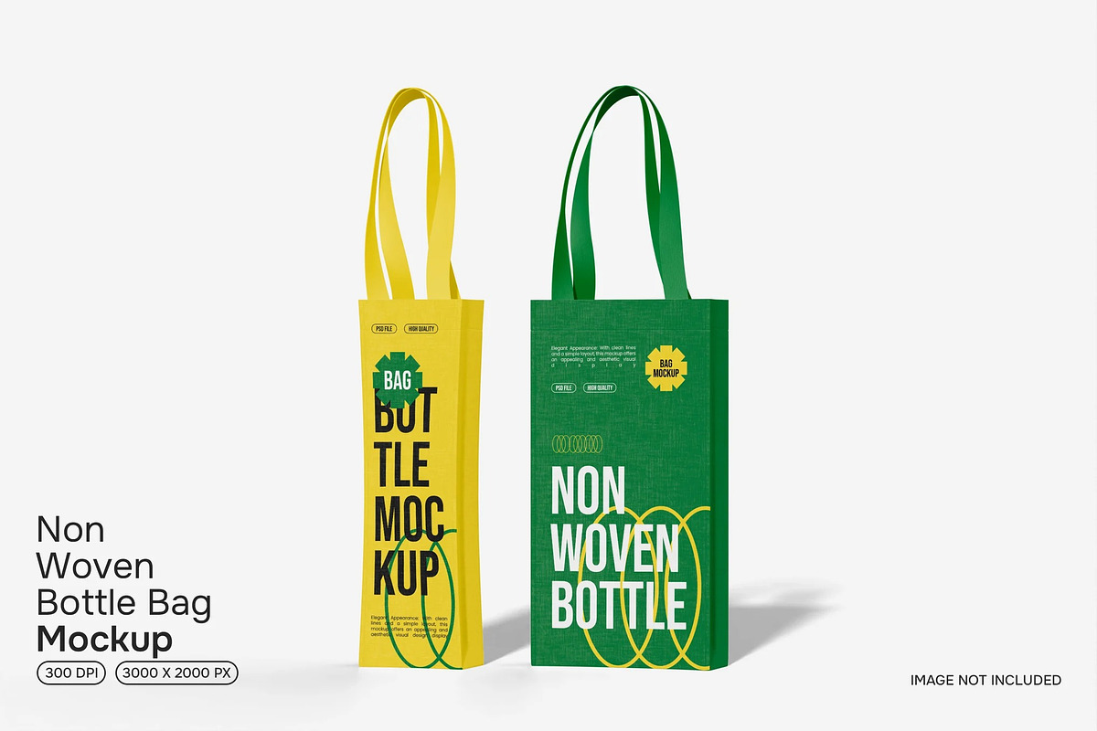 Bottle Bag Mockup, a Packaging Mockup by renderstockmarket