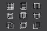 Set of trendy logotypes, an Education Illustration by Helen Sko (Thumbnail 5 of 9)