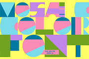 MOSAIC color font, a Font by Malena (Thumbnail 1 of 7)