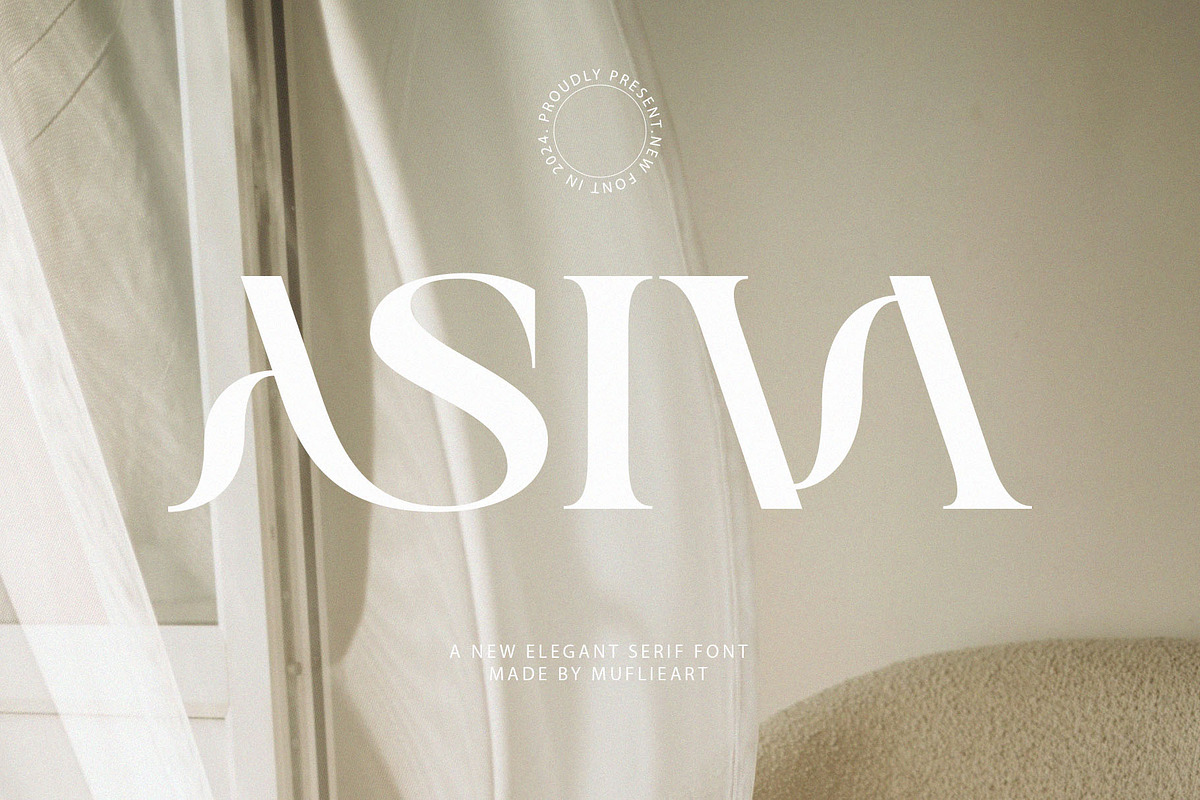 ASIVA, a Serif Font by Muflieart (Photo 1 of 7)