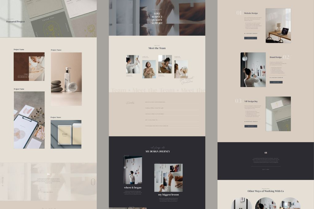 Showit Website Template for Agencies, a Landing Page Template by Starline Creative (Photo 2 of 7)