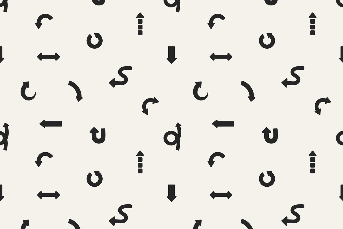 Arrows, pointers seamless patterns, a Pattern Graphic by Good Studio (Photo 3 of 8)