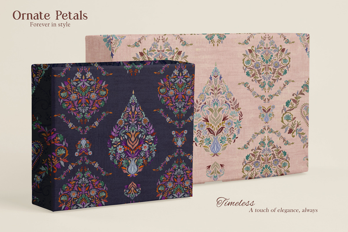 Ornate Petals Prints & Patterns, a Pattern Graphic by GND ART STUDIO (Photo 5 of 8)